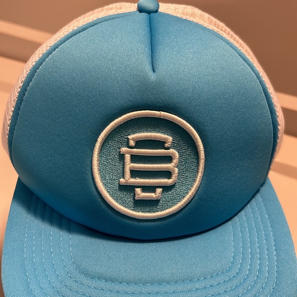 Burlington Beer Company Truckers Cap Light Blue and White. SnapBack OS fits Most - Picture 2 of 9
